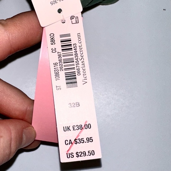 Victoria's Secret Green Bikini Top - Picture 4 of 7